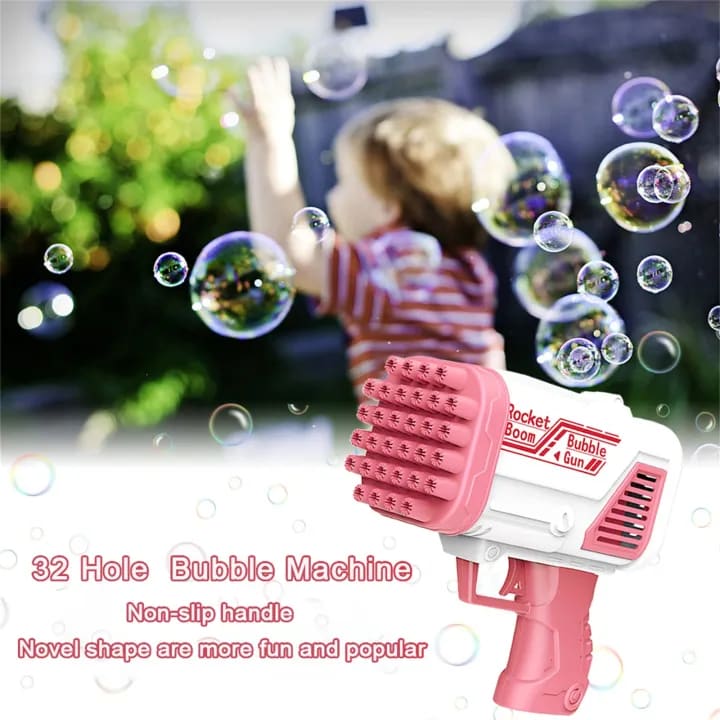 36-Hole Automatic Bubble Gun for Kids – Bazooka Style Bubble Machine Toy alternate view