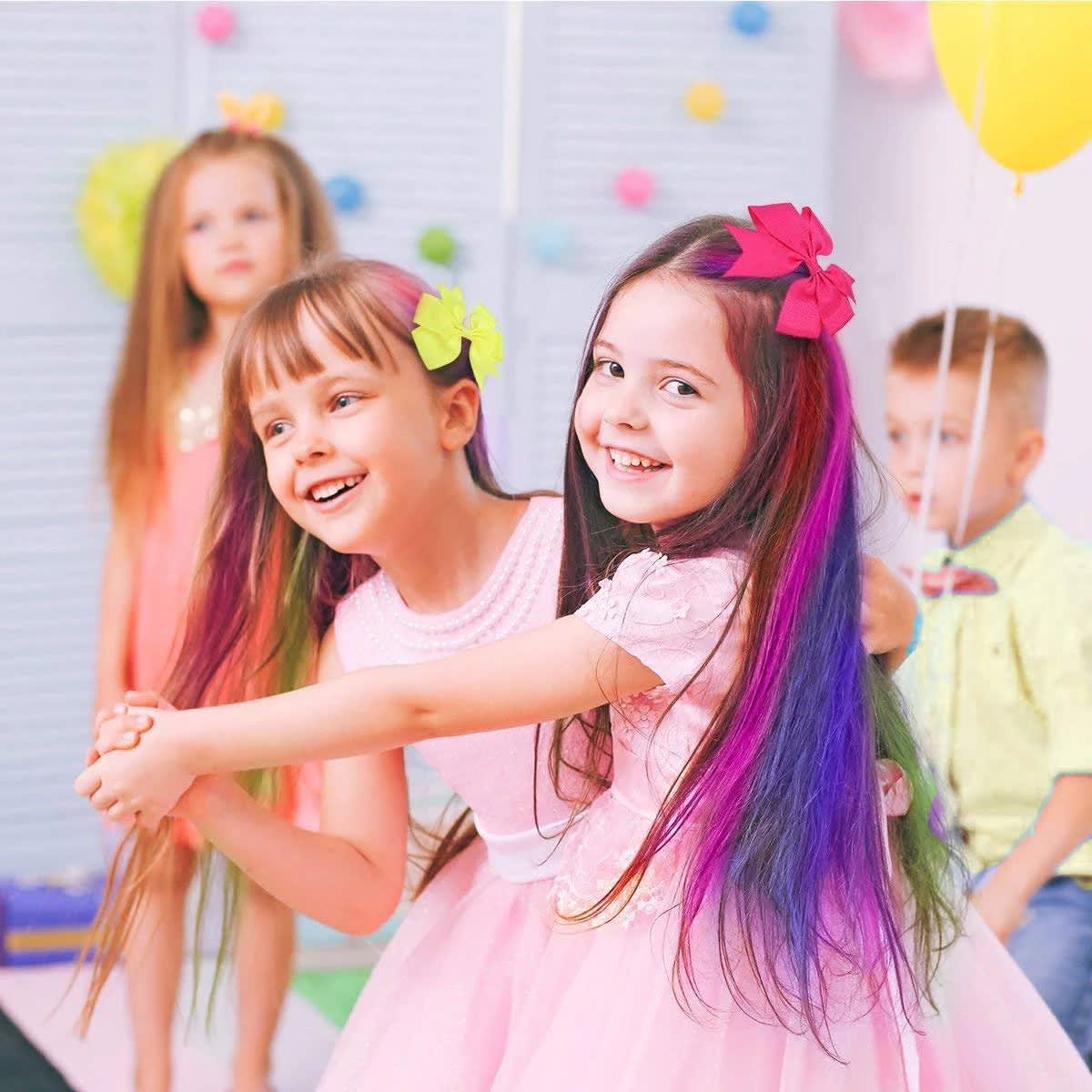 DIY Temporary Hair Chalk Comb – Washable Hair Color Comb for Kids & Girls | Non-Toxic Party Hair Coloring | PapaToys 6