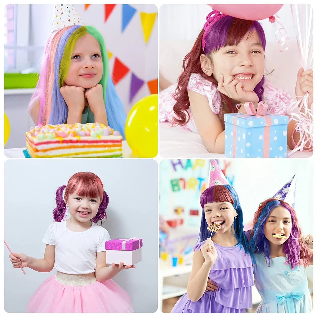 DIY Temporary Hair Chalk Comb – Washable Hair Color Comb for Kids & Girls | Non-Toxic Party Hair Coloring | PapaToys 7