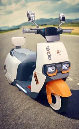 Electric Ride-On Baby Scooter with Lights & Sound – Battery Powered Kids Ride-On Bike | PapaToys alternate view