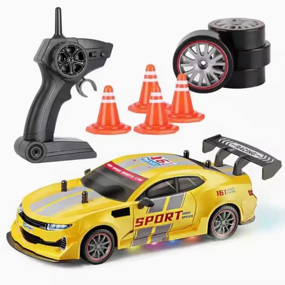 RC Nissan GT-R High-Speed Drift Racing Car – 2.4GHz Remote Control Sports Car with LED Lights | USB Rechargeable | PapaToys alternate view
