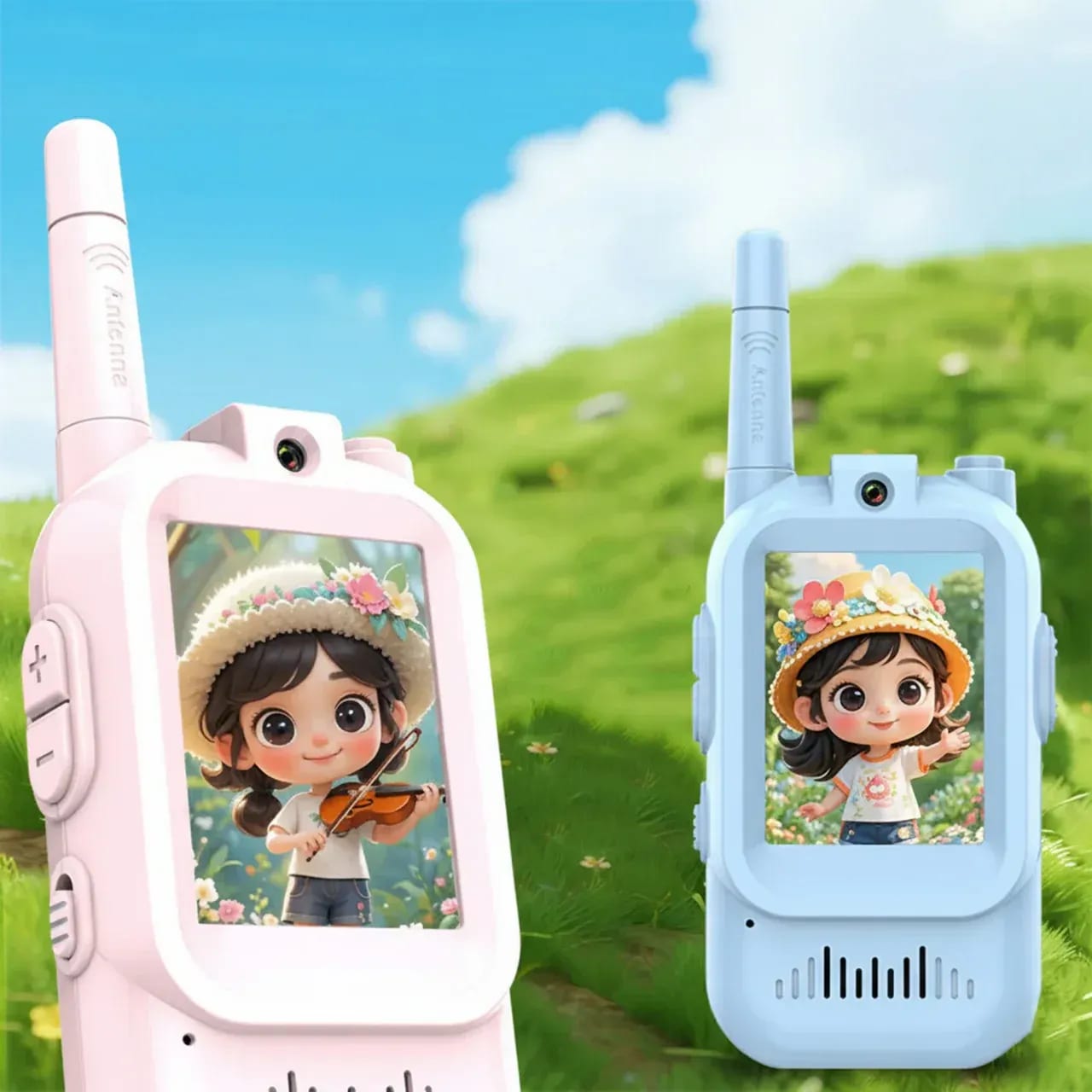 2 Pcs Rechargeable Kids Video Walkie Talkie – HD Camera, Photo & Video Recording | Long-Range Two-Way Communication | PapaToys 11