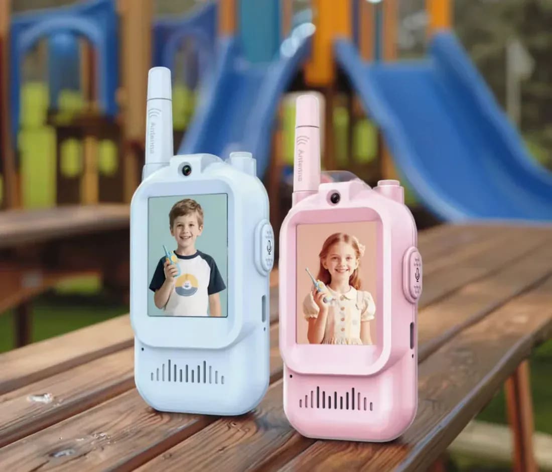 2 Pcs Rechargeable Kids Video Walkie Talkie – HD Camera, Photo & Video Recording | Long-Range Two-Way Communication | PapaToys 13