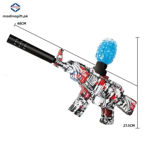 Automatic Mini AK-47 Gel Blaster Gun | High-Speed Electric Water Bead Toy with Rechargeable Battery 4