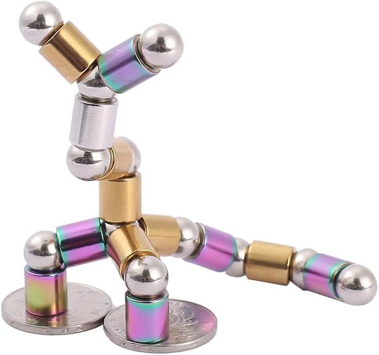 2-in-1 Magnetic Fidget Pen | Transformable Magnet Pen, Stress Relief & Creative Desk Toy 5