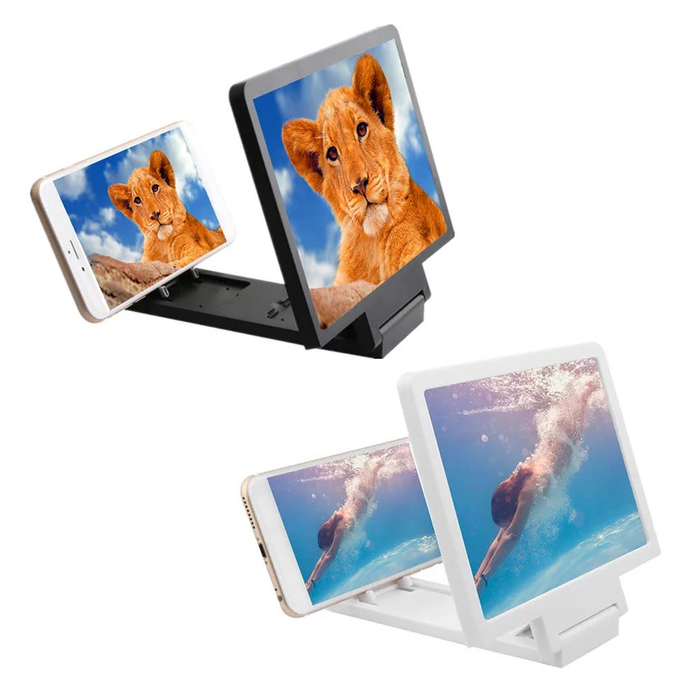 7-Inch 3D Mobile Phone Screen Magnifier | HD Foldable Smartphone Screen Enlarger with Eye Protection alternate view
