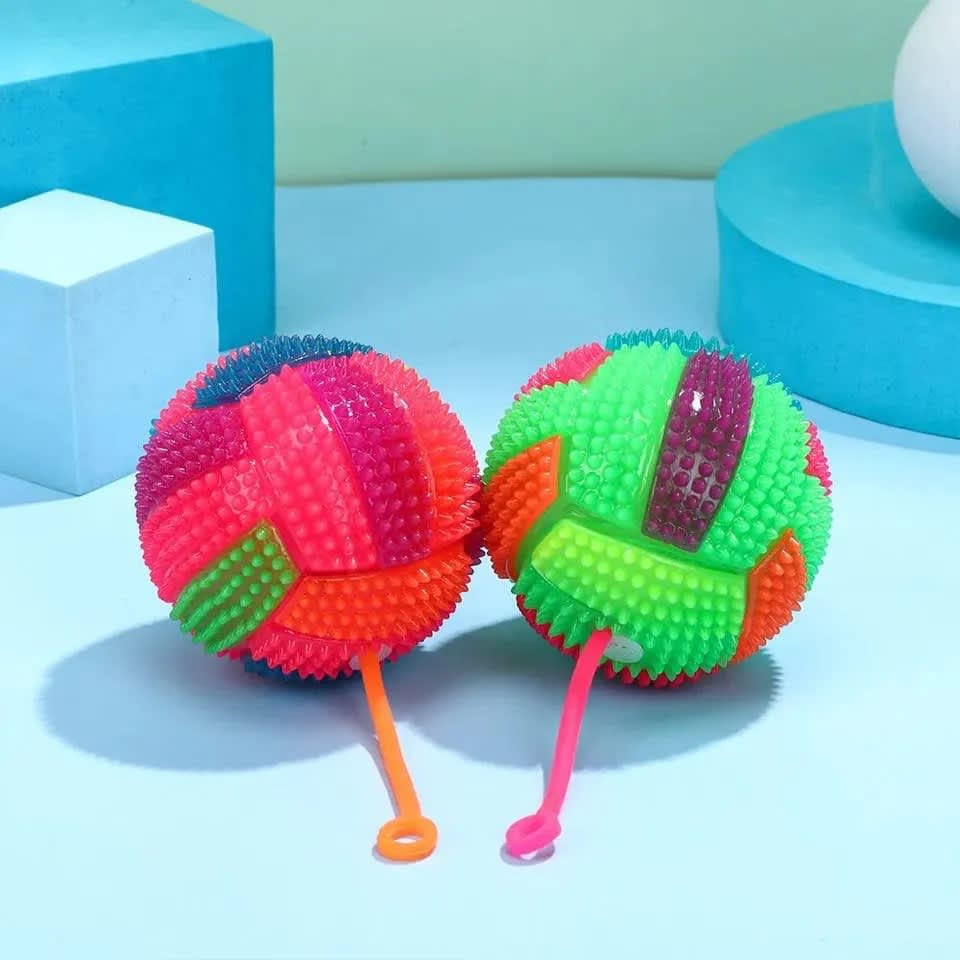 Multi-Color Hand Ball | Soft Bouncing Stress Relief Ball for Kids Indoor & Outdoor Play 2