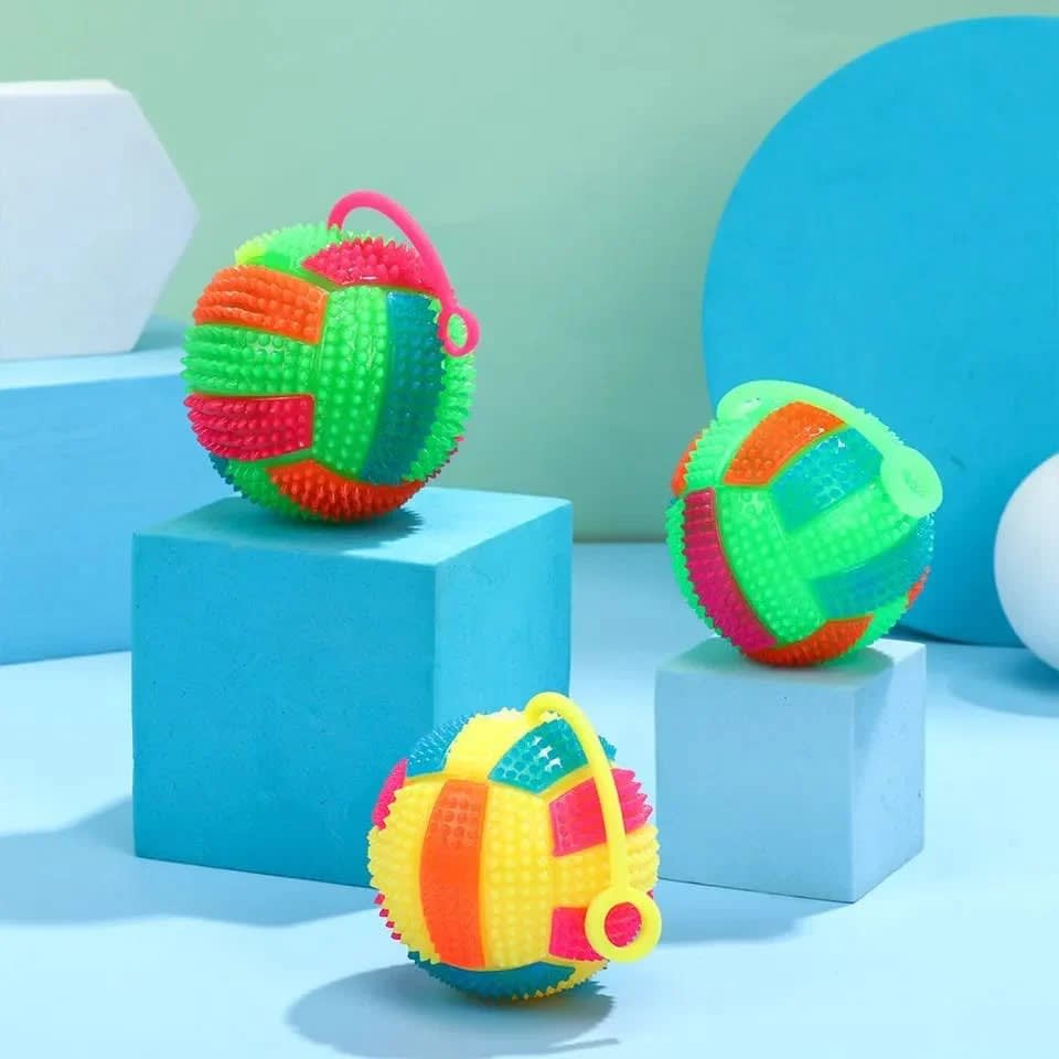 Multi-Color Hand Ball | Soft Bouncing Stress Relief Ball for Kids Indoor & Outdoor Play 8