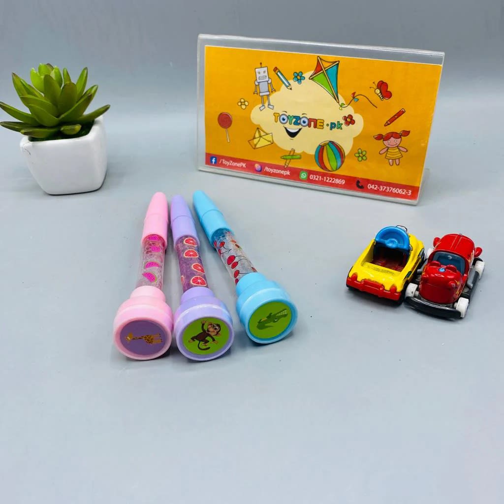 Multifunction 4-in-1 Bubble Pen | LED Light, Bubble Blower, Stamp & Ballpoint Pen for Kids alternate view