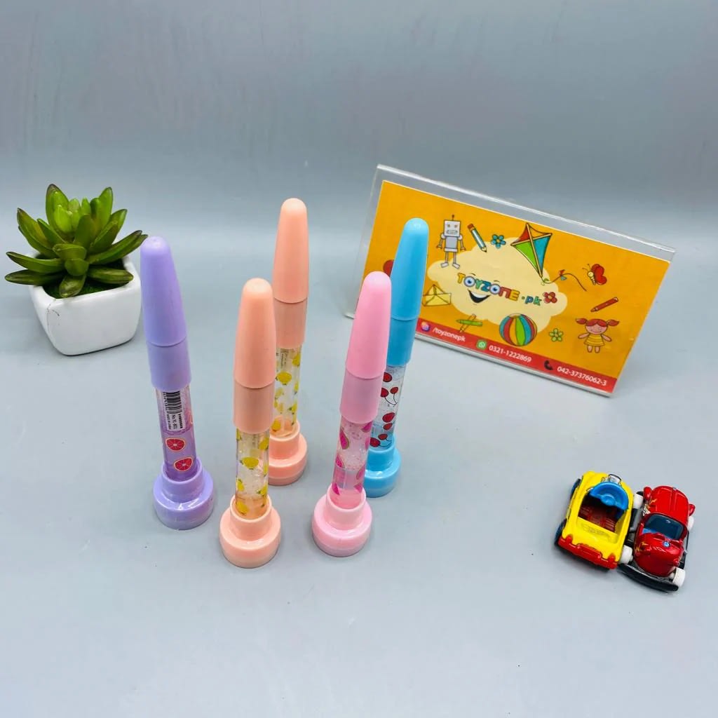 Multifunction 4-in-1 Bubble Pen | LED Light, Bubble Blower, Stamp & Ballpoint Pen for Kids 6