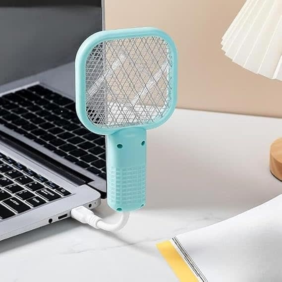 USB Rechargeable Electric Mosquito Killer Racket | 3-Layer Safety Mesh Insect Zapper Bat 6