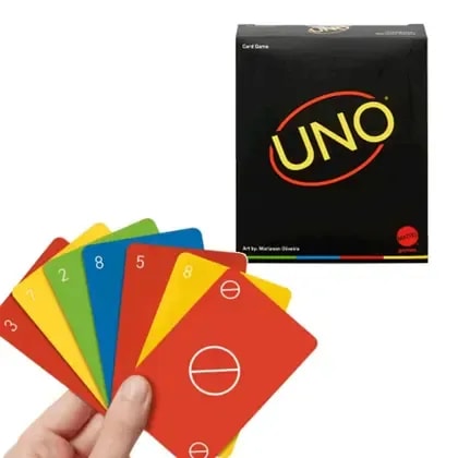 Black Special Edition UNO Card Game | Premium Family Party Game for Kids & Adults 4