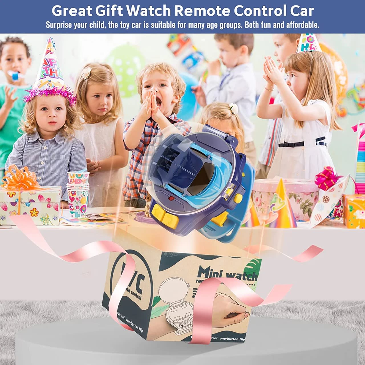 Wrist Watch Remote Control Car | 2.4GHz Mini RC Racing Car with Wearable Watch Controller 6