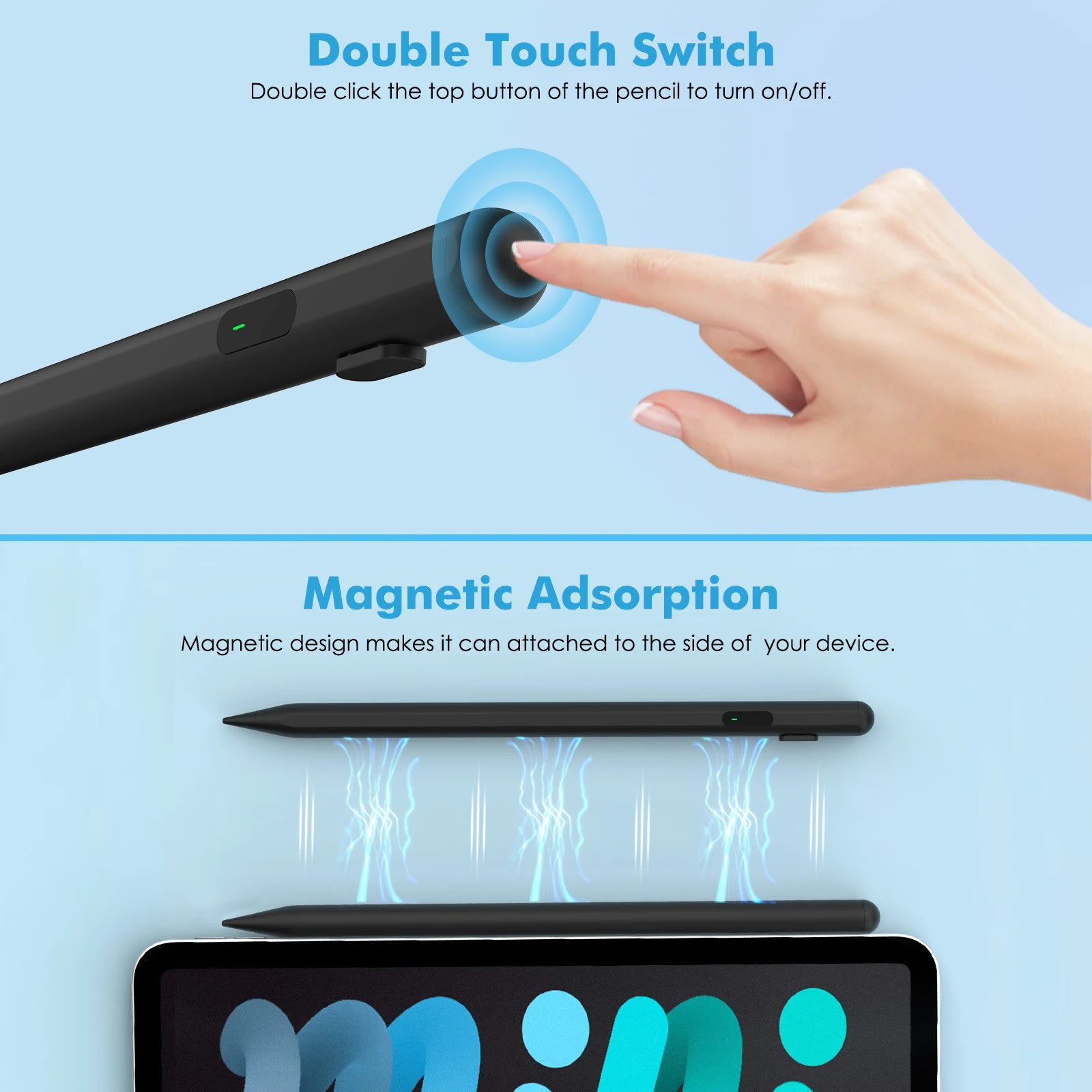 Universal Magnetic Stylus Pen | 2-in-1 Precision Touchscreen Pen for Android, iPhone, iPad & Tablets 18