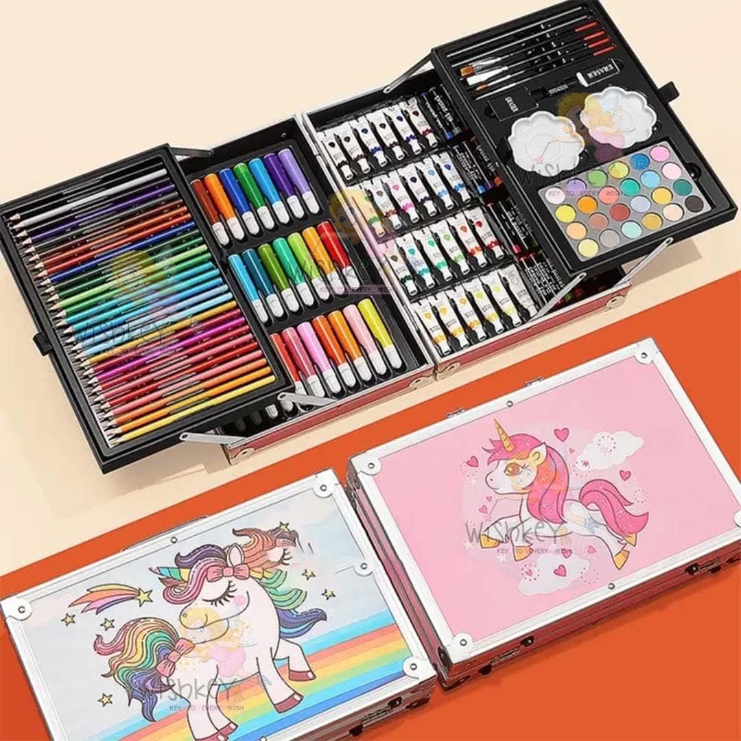 145-Piece Children's Art Set Briefcase | Complete Drawing & Coloring Kit for Kids alternate view