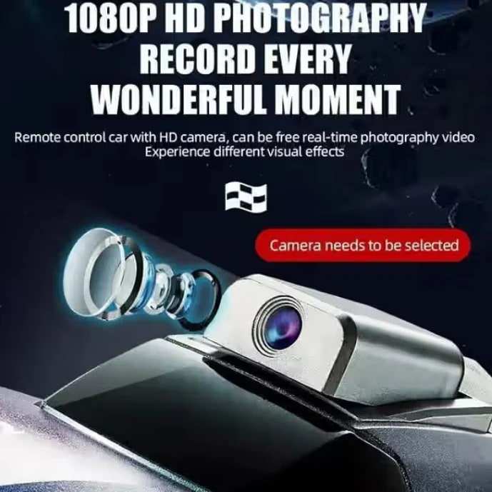 Remote Control High-Speed RC Car with HD Wireless Camera | WiFi FPV Racing Car with Phone App Controller alternate view