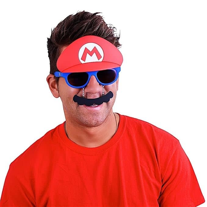 Kids Mario Bros Sunglasses | Cartoon-Themed UV Protection Fashion Glasses for Boys & Girls alternate view