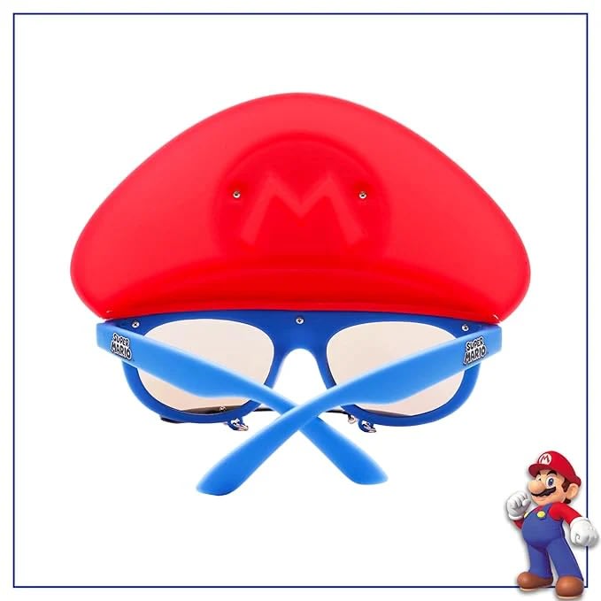 Kids Mario Bros Sunglasses | Cartoon-Themed UV Protection Fashion Glasses for Boys & Girls 6