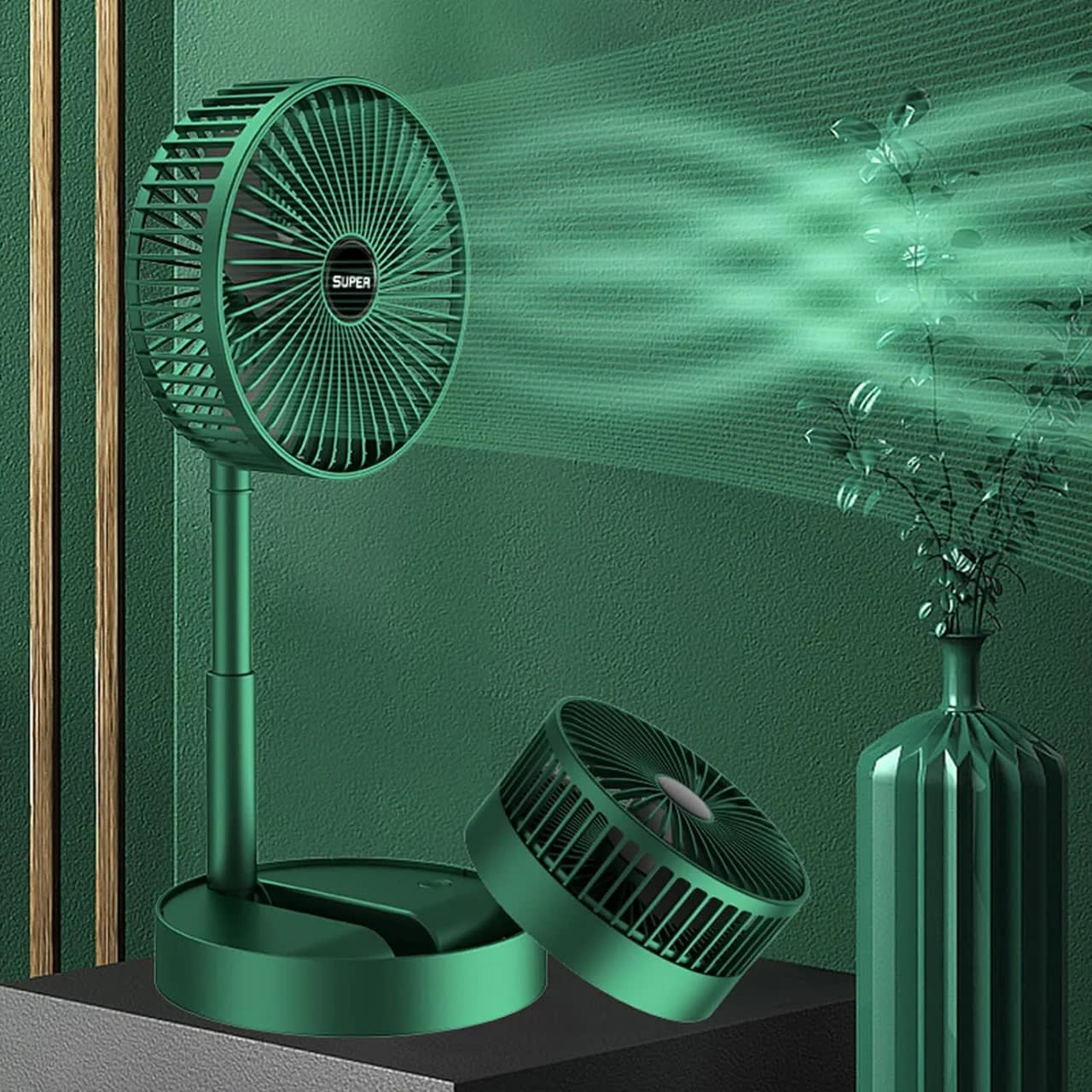 Portable Rechargeable Cooling Fan | Mini USB Handheld & Desktop Fan with Adjustable Speed