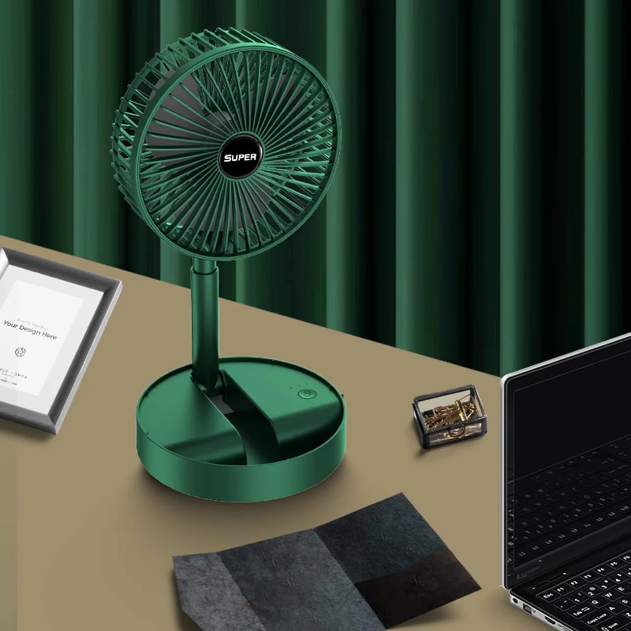 Portable Rechargeable Cooling Fan | Mini USB Handheld & Desktop Fan with Adjustable Speed 5