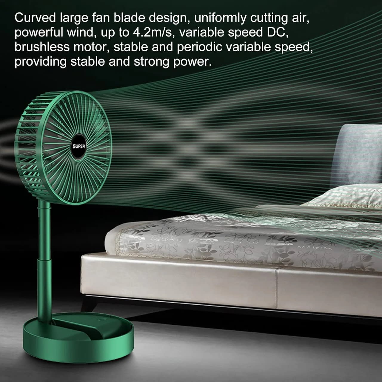 Portable Rechargeable Cooling Fan | Mini USB Handheld & Desktop Fan with Adjustable Speed 8