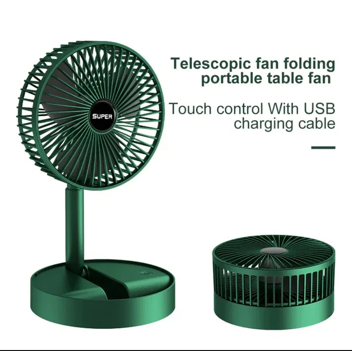 Portable Rechargeable Cooling Fan | Mini USB Handheld & Desktop Fan with Adjustable Speed 10