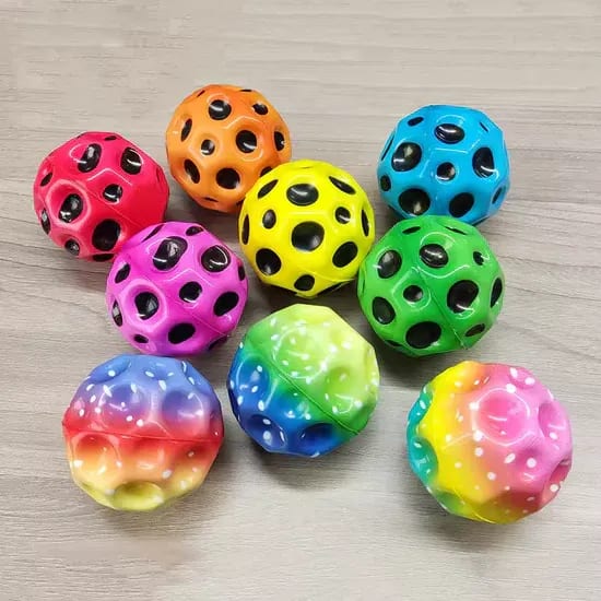 Super High Bouncing Space Moon Ball | Ultra Bounce Sensory Ball for Kids Indoor & Outdoor Play 2