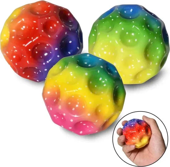 Super High Bouncing Space Moon Ball | Ultra Bounce Sensory Ball for Kids Indoor & Outdoor Play 4