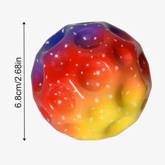 Super High Bouncing Space Moon Ball | Ultra Bounce Sensory Ball for Kids Indoor & Outdoor Play 5