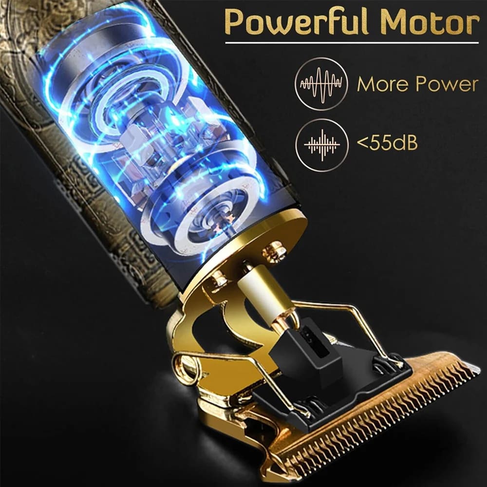 Papatoys T9 Professional Electric Hair Clipper – Cordless Precision Beard & Hair Trimmer