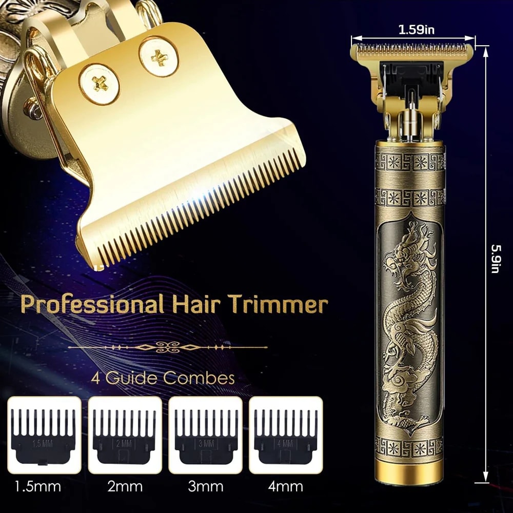 Papatoys T9 Professional Electric Hair Clipper – Cordless Precision Beard & Hair Trimmer 12