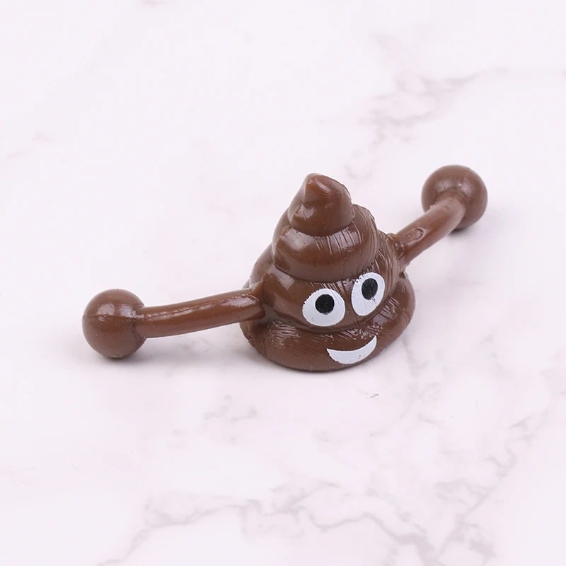 Papatoys 2-Piece Funny Poop Slingshot Toy Set – Stretchy Flying Novelty Toy for Kids 7