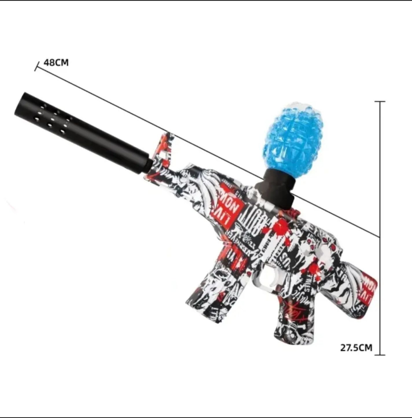 Rechargeable Electric Gel Blaster Toy for Kids – With 1000 Gel Balls 3