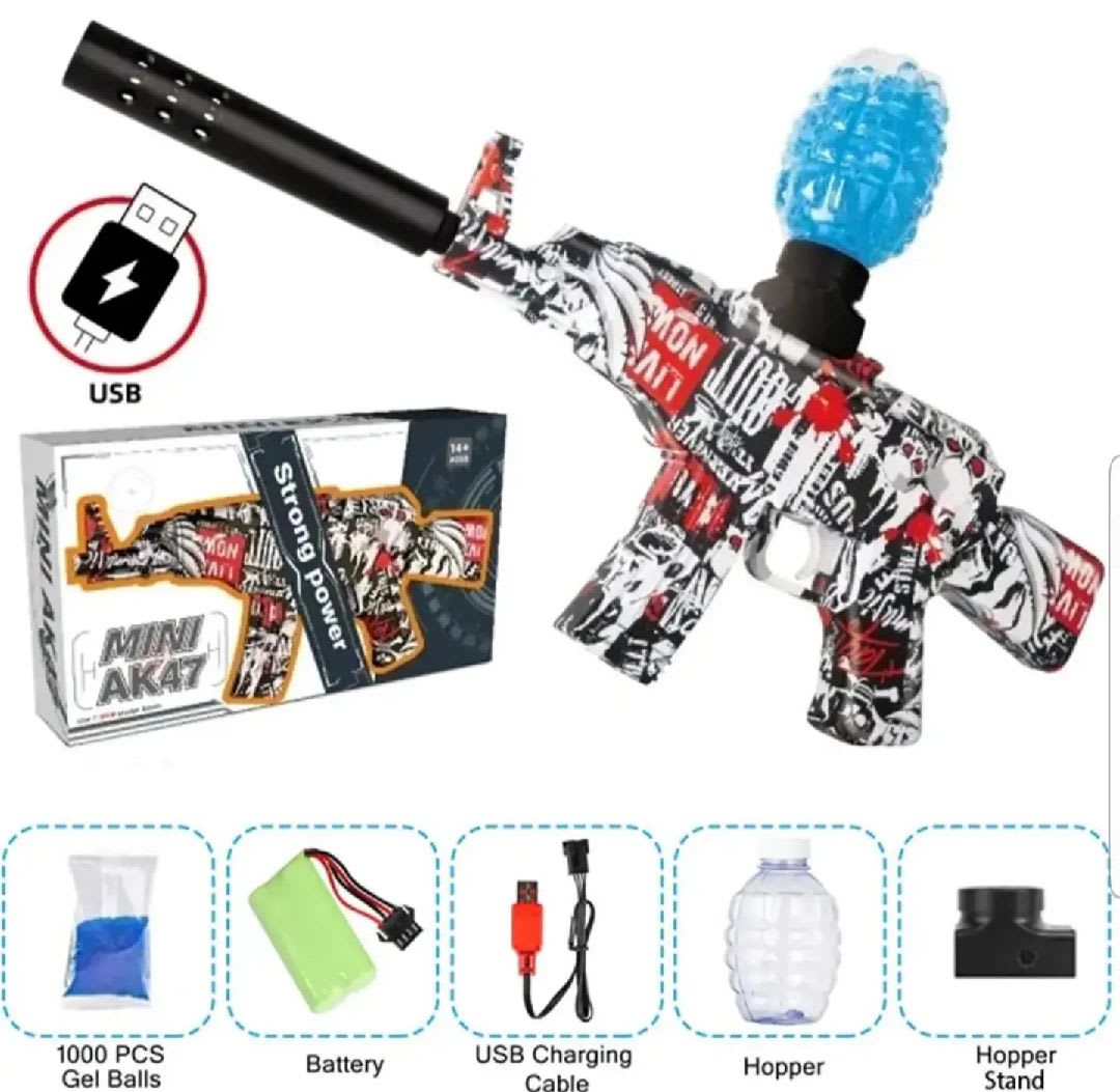 Rechargeable Electric Gel Blaster Toy for Kids – With 1000 Gel Balls 7