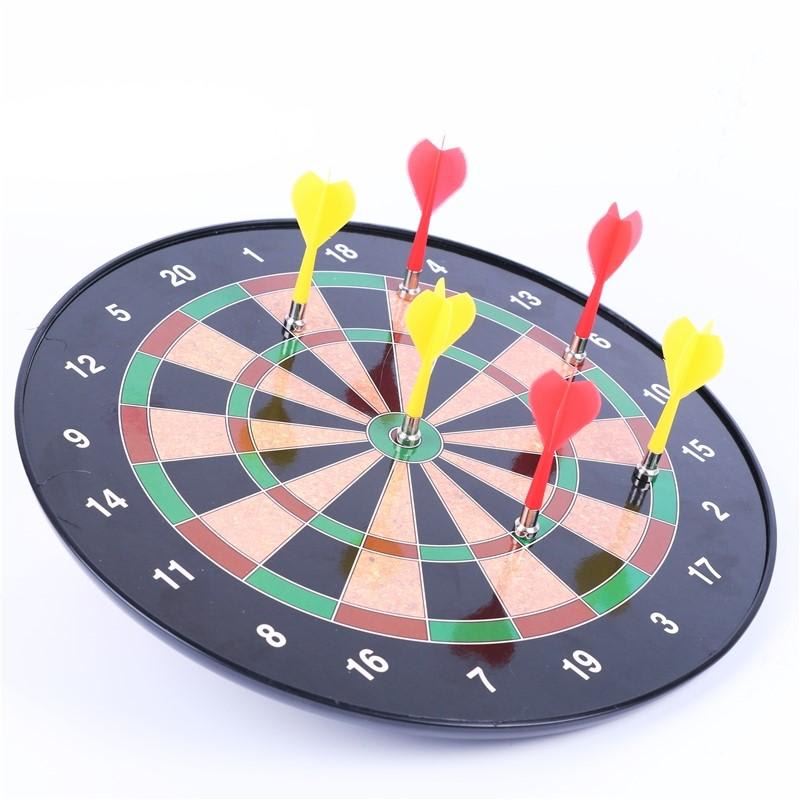Magnetic Plastic Dart Board Game Set for Kids – With 6 Safe Magnetic Darts 4