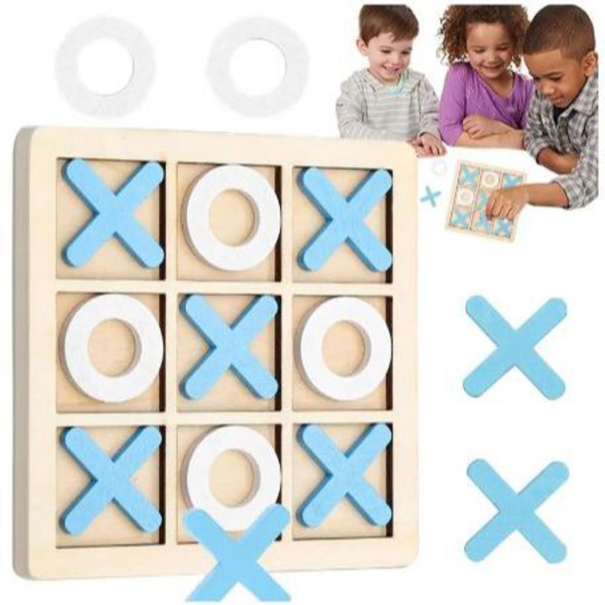 Tic Tac Toe XO Board Game for Kids – Funny Table Game for Family Fun alternate view