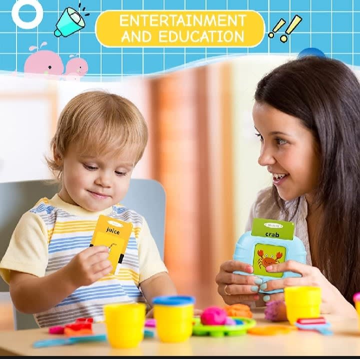 Talking Flash Card Learning Device for Kids – 112 Cards & 224 Words Educational Toy alternate view
