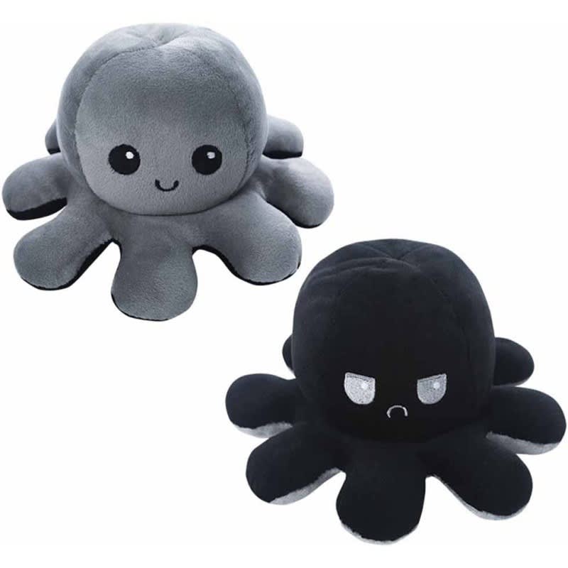 Reversible Octopus Plush Toy – Rainbow Mood Flip Stuffed Soft Pillow (Random Color) 9