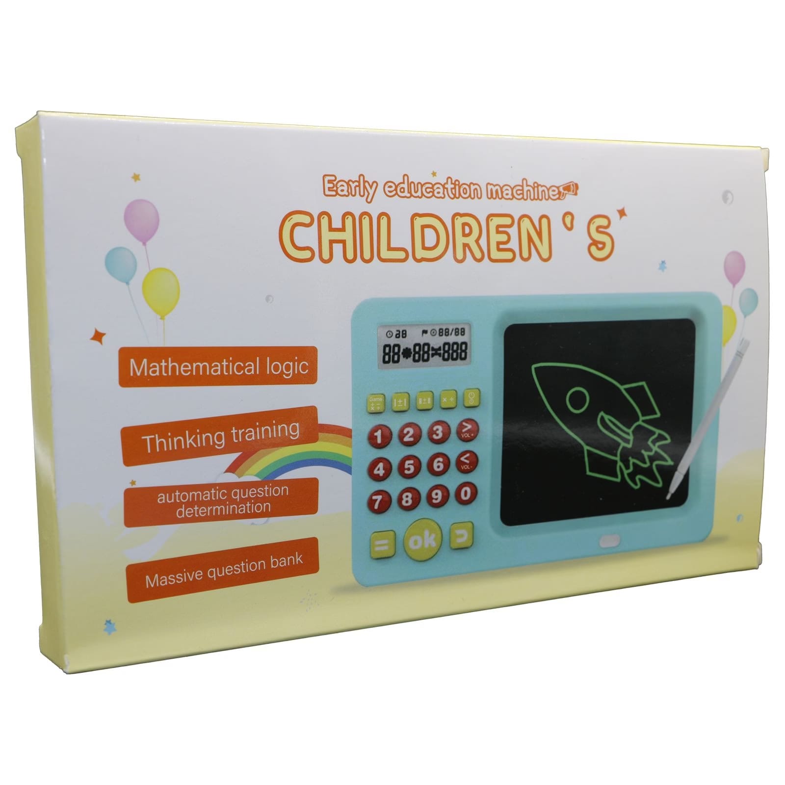 2-in-1 Math Calculator Tablet with LCD Screen for Kids 4