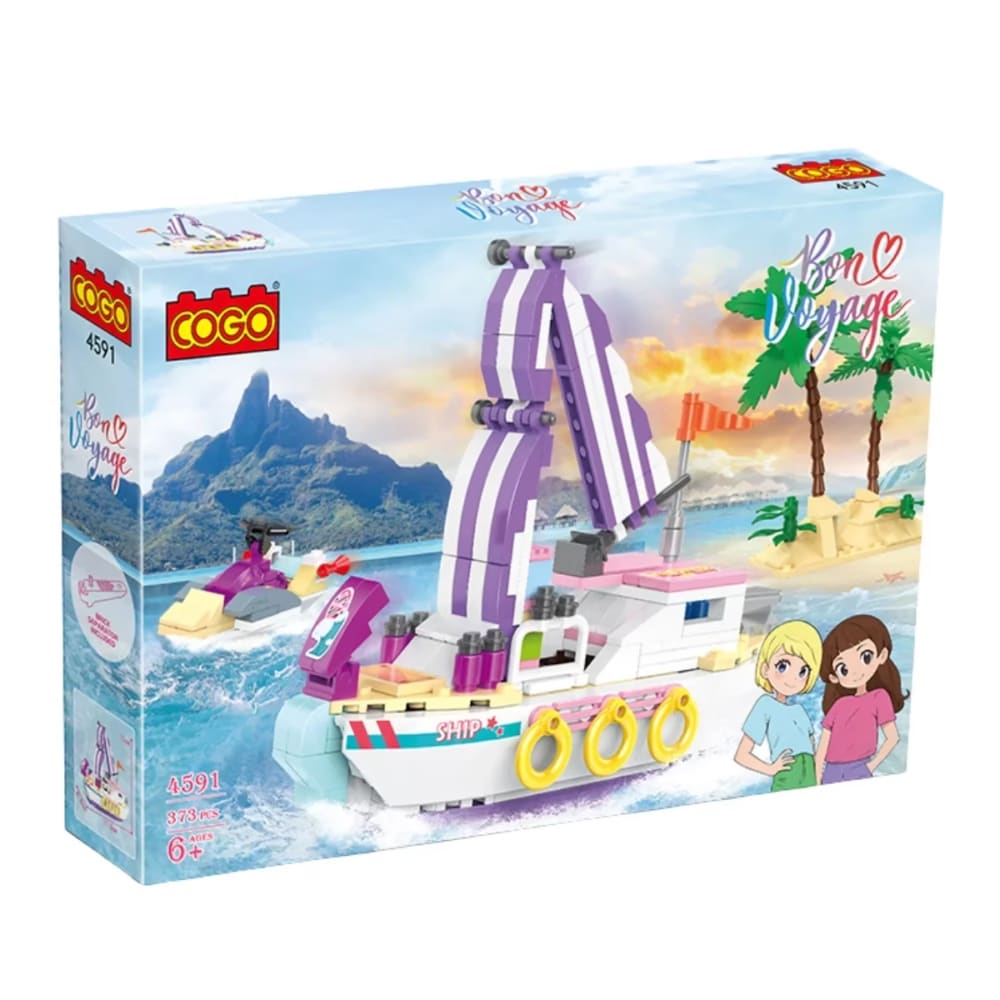 COGO Educational Blocks Speedboat Set for Kids – DIY Building & STEM Construction Toy 3