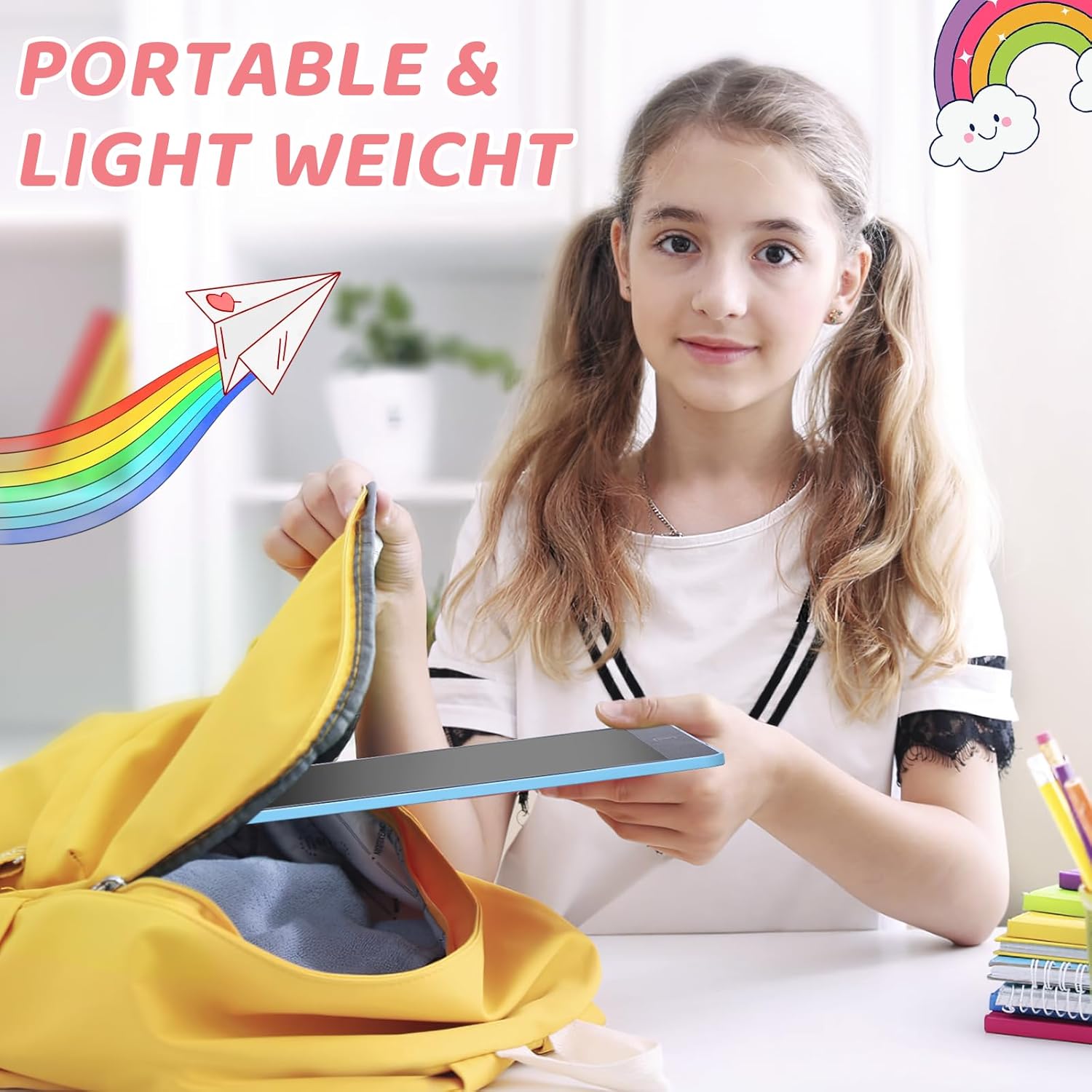 Product Name: 16" Premium Digital Drawing Tablet for Kids – Multicolor Erasable Writing Pad alternate view