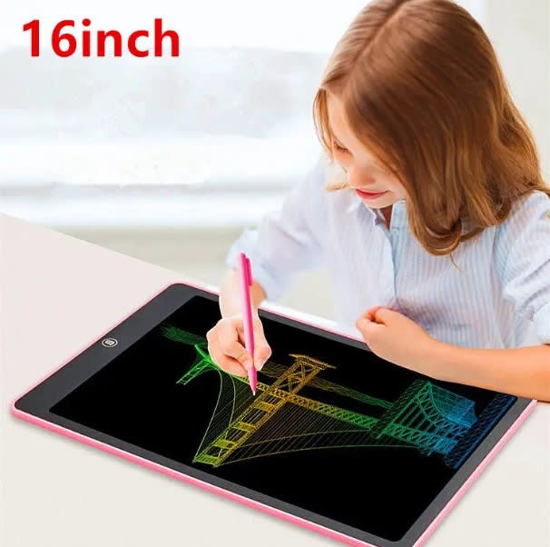 Product Name: 16" Premium Digital Drawing Tablet for Kids – Multicolor Erasable Writing Pad 4