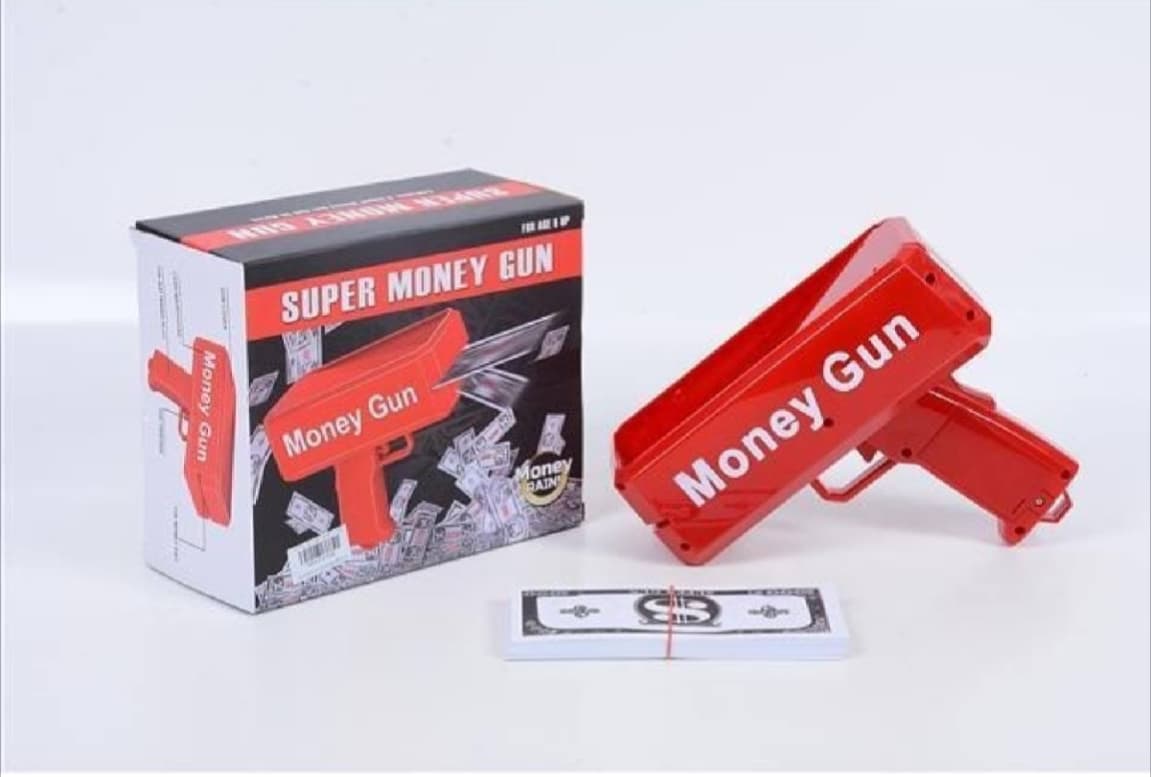 Super Money Gun for Wedding & Parties – Fun Rain Money Cannon Toy 5
