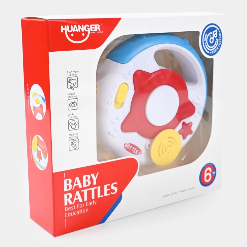 Baby Rattle with Light & Music – Interactive Sensory Toy for Infants & Toddlers 3