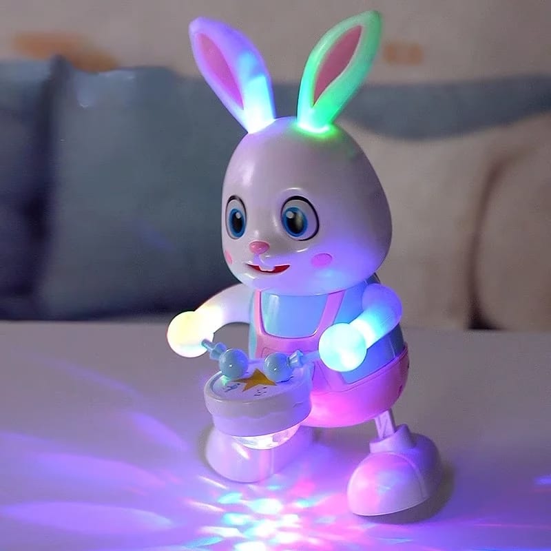 Dancing Bunny Rabbit Toy with Lights & Music – Interactive Musical Bunny for Kids 3