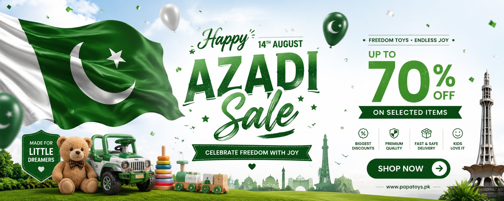Promotional banner