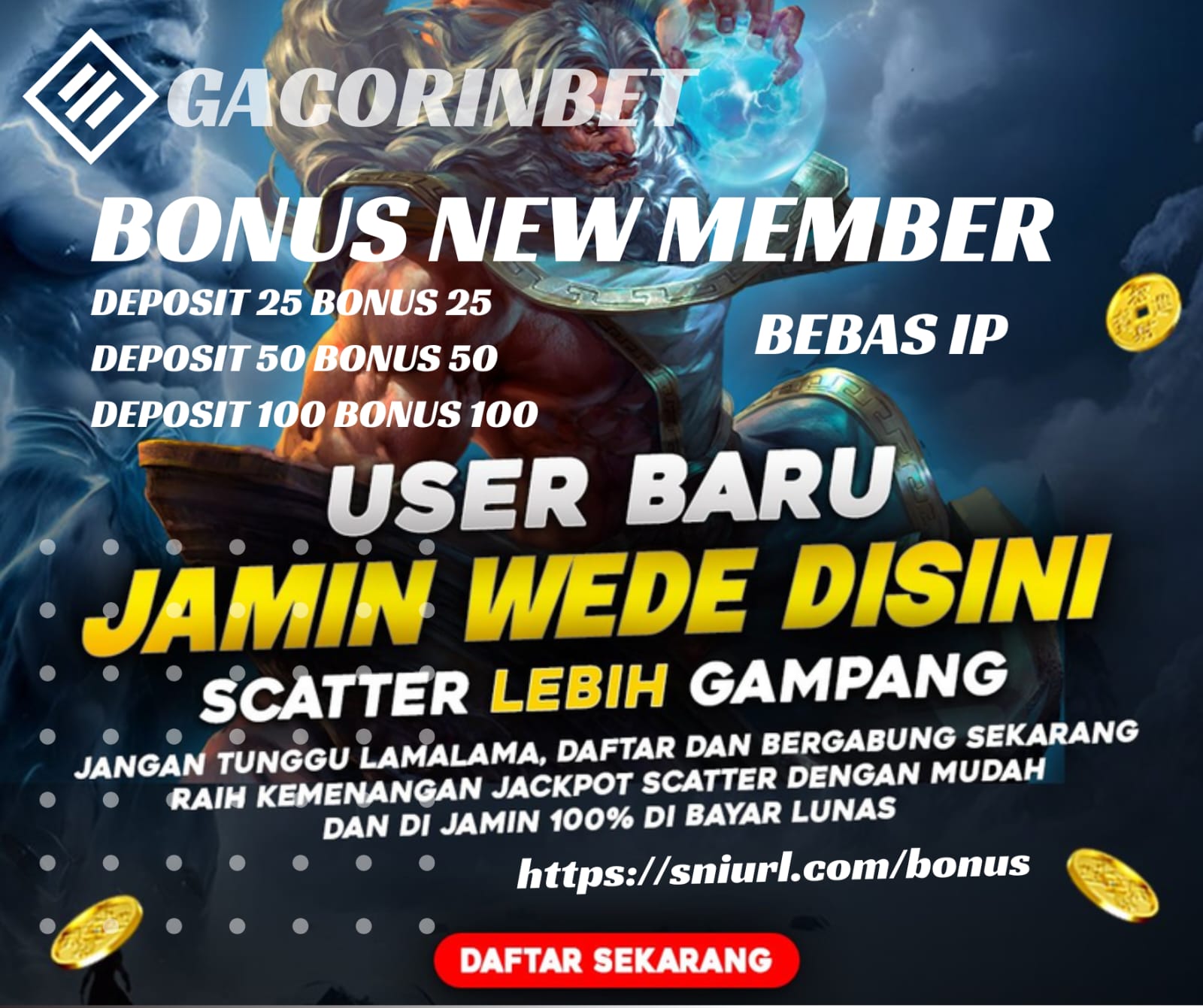 Depo 25 Bonus 25 Kumpulan Situs Bonus New Member 100% To Kecil 3X 5X Agen UG