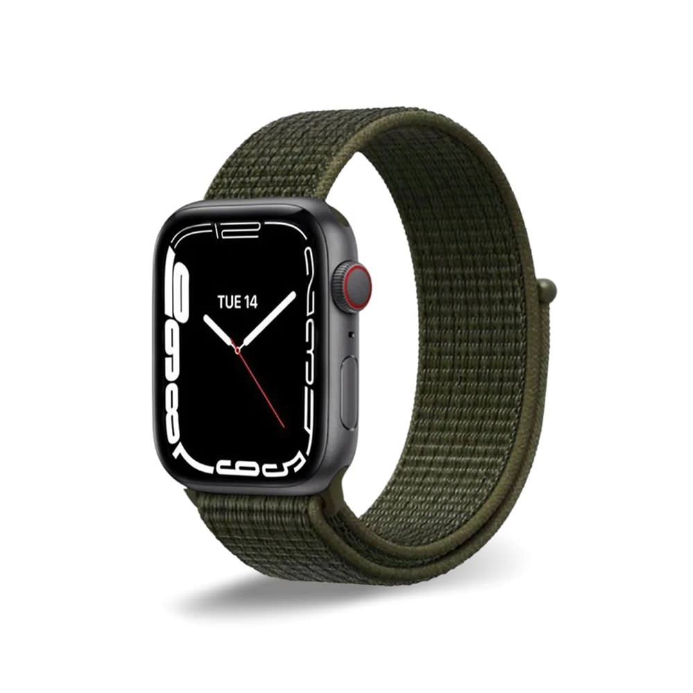 REDEFINE Classic Nylon Watch Band, Apple Watch Large (42–49mm) · Green