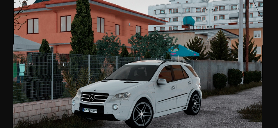МОД Mercedes Benz ML63 AMG 2009 v1.8 ДЛЯ EURO TRUCK SIMULATOR 2
