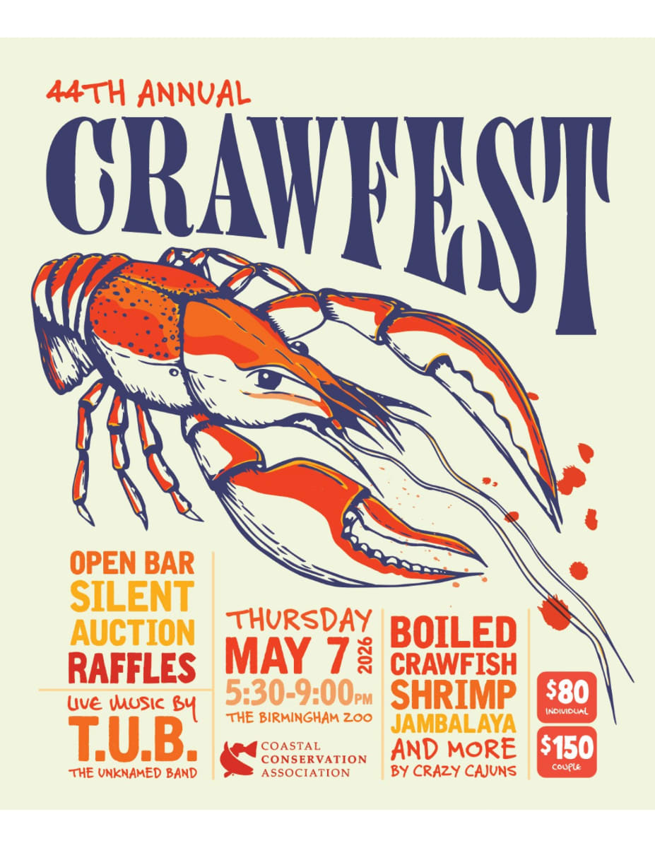 Crawfest 44th Annual Charity Fundraiser official poster